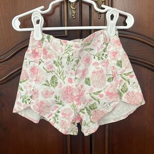 Girls SWEETHONEY Floral Shorts Size 6Y VGUC